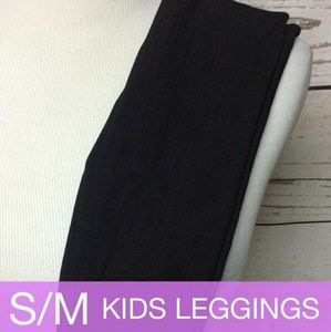 Brand New Solid Black LuLaRoe Leggings Kids S/M